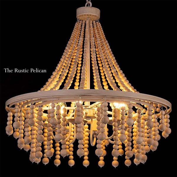  Farmhouse Beaded Chandelier