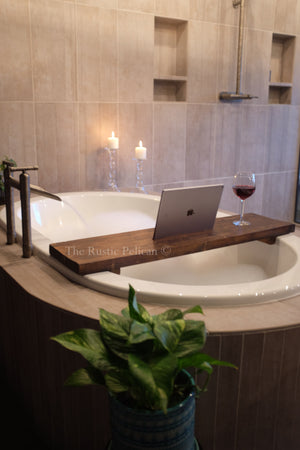 Miya Live Edge Solid Wood Bathtub Tray – Cara Concept Store