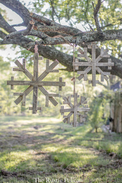 Wood Snowflakes – Rustic Raven Home Decor